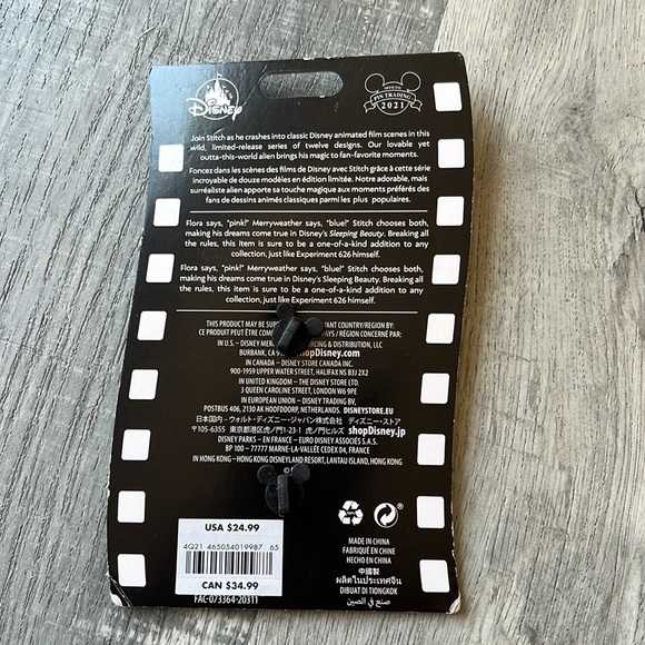 Stitch Crashes Disney Pin -cinderella Movie (LIMITED EDITION) - Picture 2 of 2